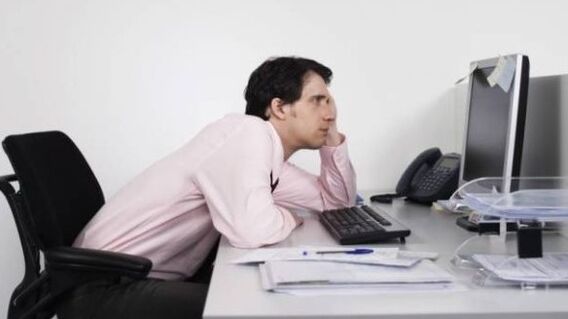 La causa dell'impotenza è un lavoro seduto